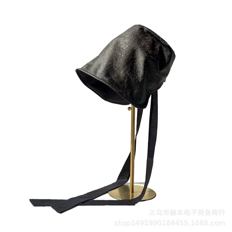 Xiangyun Silk Bucket Hat with Ribbon - UV Protection Sun Hat - Image 2