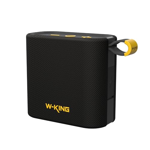 W-KING IPX7 Waterproof Bluetooth Speaker, Loud Wireless Outdoor Portable Speakers With HD Sound, Deep Bass, Bluetooth 5.4, Stereo Pairing, Bike Mountable, FM Radio, TF Card, AUX-IN - Image 1