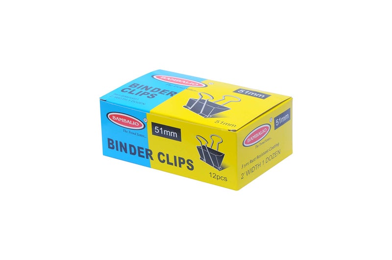 Bambalio 51mm Binder Clip Black (Pack of, 36) - Image 4