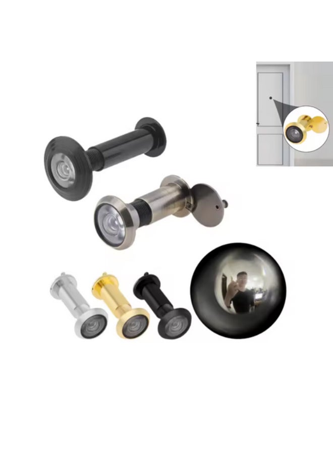 Generic Wide and clear vision door lens with metal closure to block the view from inside, easy to install  - Image 2