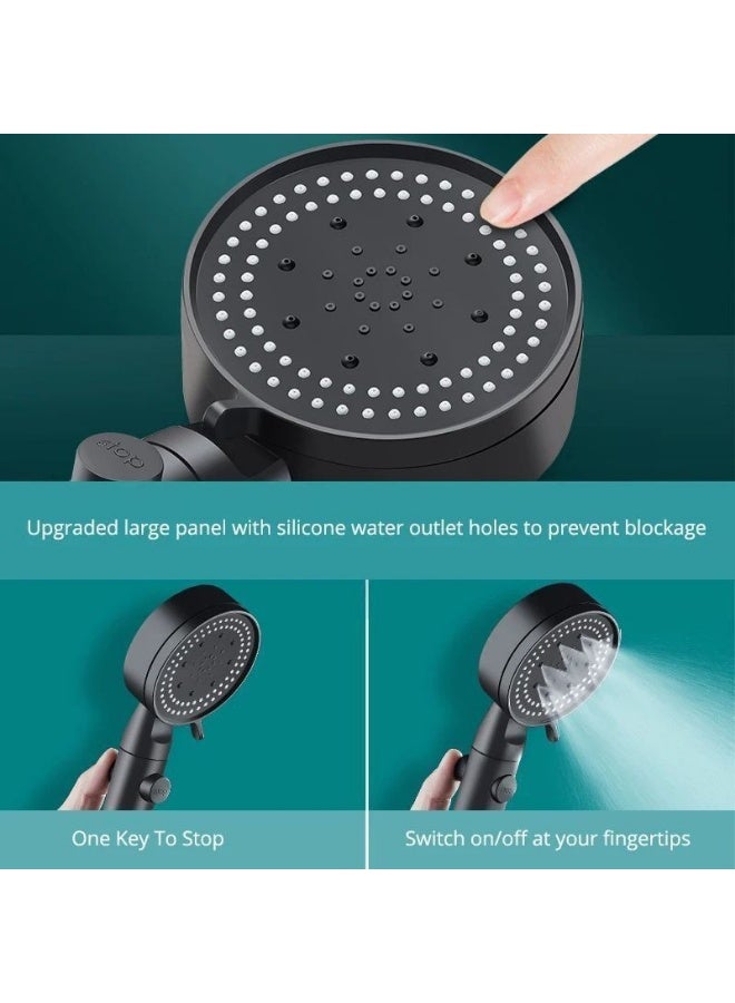 رأس دش عالي الضغط, قابل للتعديل, 5 أوضاع - Image 3