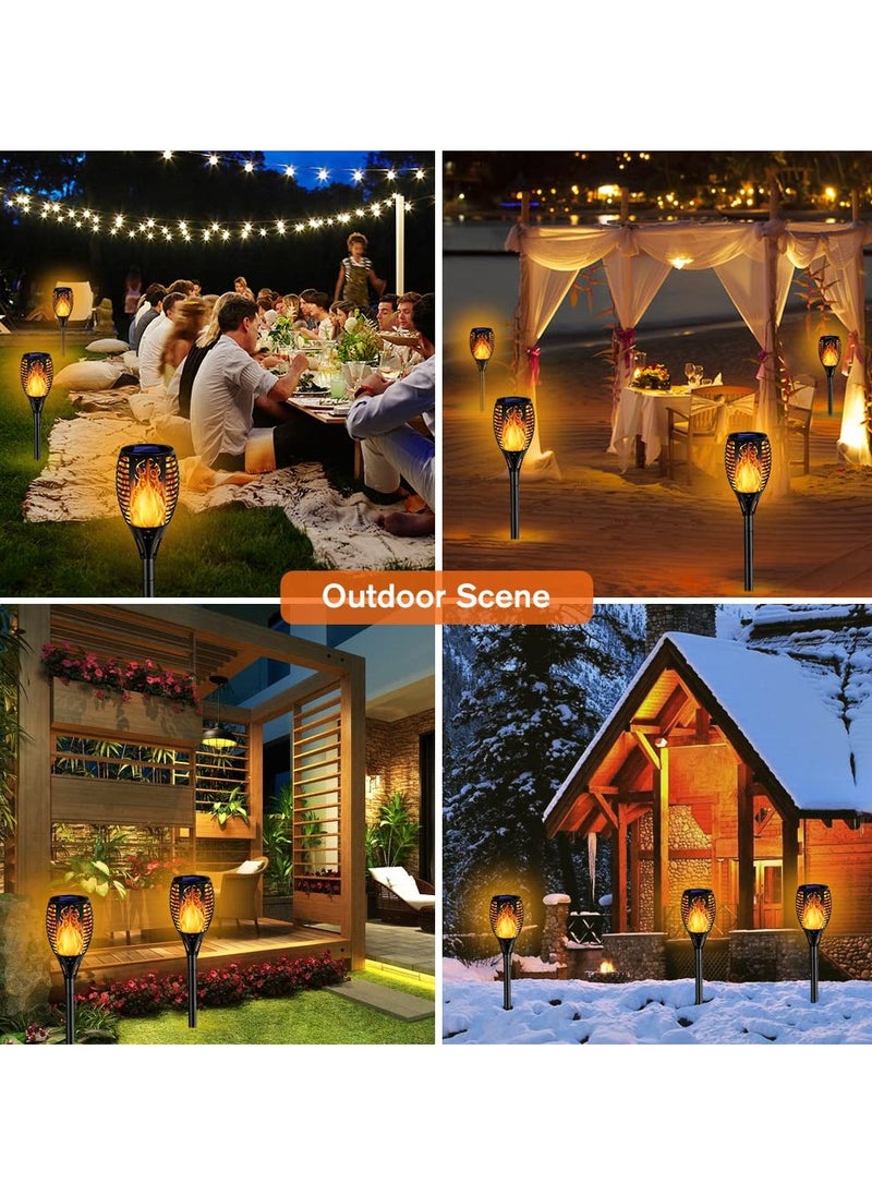 Generic Outdoor Solar Torch Lights 33 LED Solar Light Torches with Dancing Flickering Flame Waterproof Landscape Decoration Lights for Pathway Driveway  - Image 5