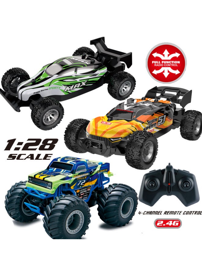 High Speed Remote Control Car Toy PVC Car Shell Cross Border Kids Boy Racing Car Climbing Car Toy Gift-Colors:8166 Green 【charging Version】 Remote Control Racing - Image 2