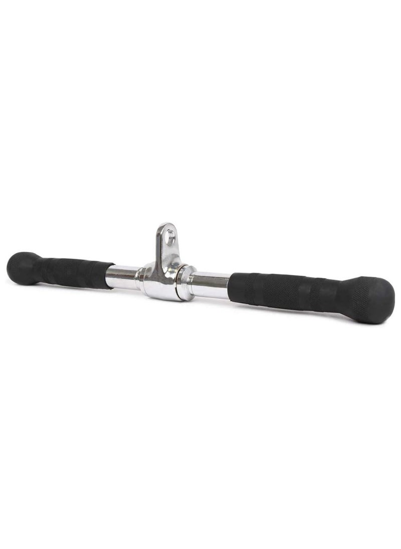 Sky Land Unisex Adult Rotating Straight Press Down Bar With Rubber Handgrips - EM- 9235-R, Black/Chrome  - Image 4