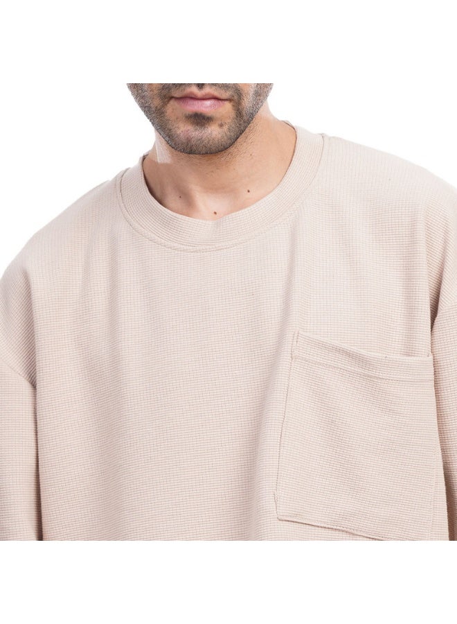 كوب سويت شيرت رجالي عصري بأكمام طويلة - Image 3