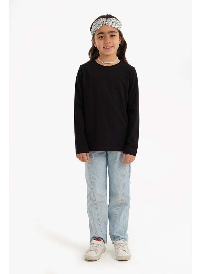Carina Girls shirt Crew Neck Long Sleeves pack of 3 