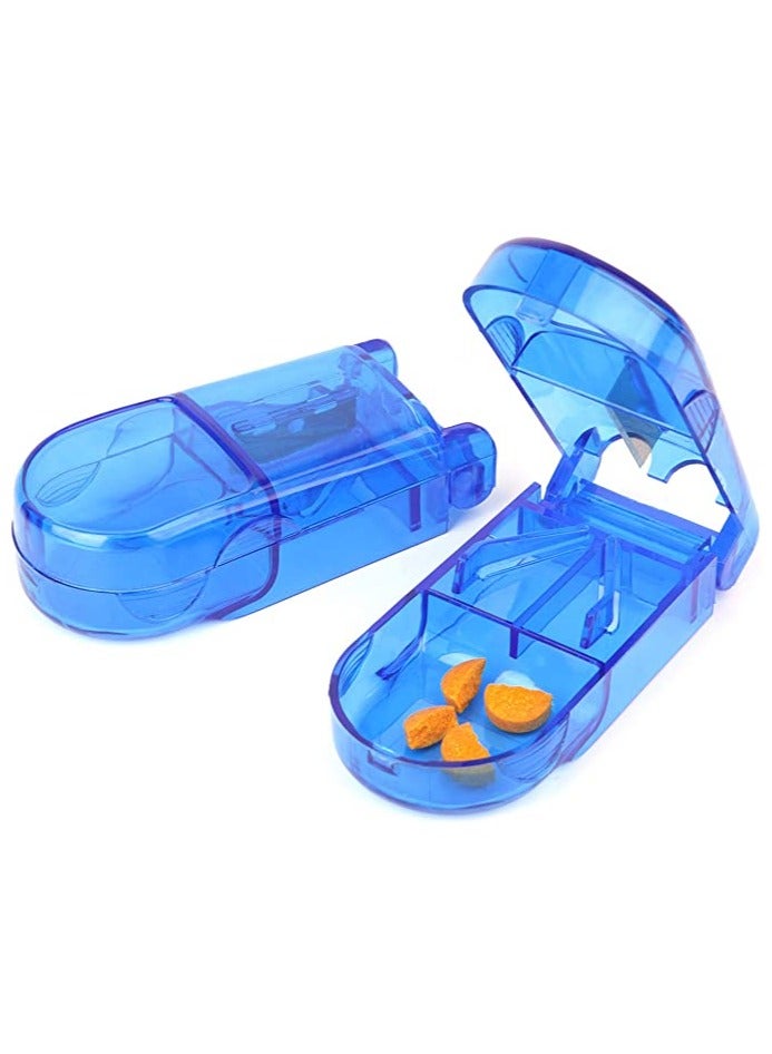 Medicine Slicer with Stainless Steel Cutter for Cutting Pills, Tablets, Vitamins - Image 1