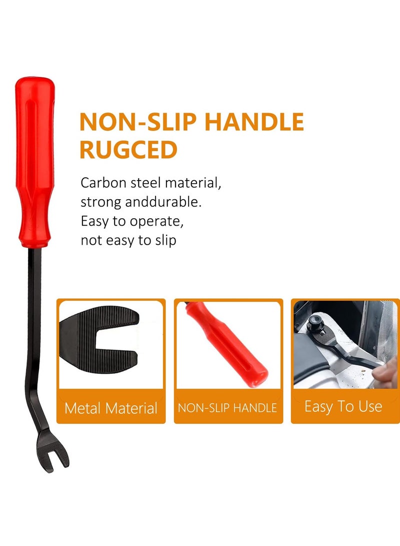 أيه بي دي مجموعة مشابك بلاستيكية للسيارات ومثبتات تثبيت، 229 قطعة، مع مجموعة أدوات إزالة الزخارف، مسامير برشام عالمية تعمل بالضغط، ومصد، ورفرف، ولوحة باب، وغطاء محرك، وواقي من الرذاذ - طراز CB-09 - Image 4