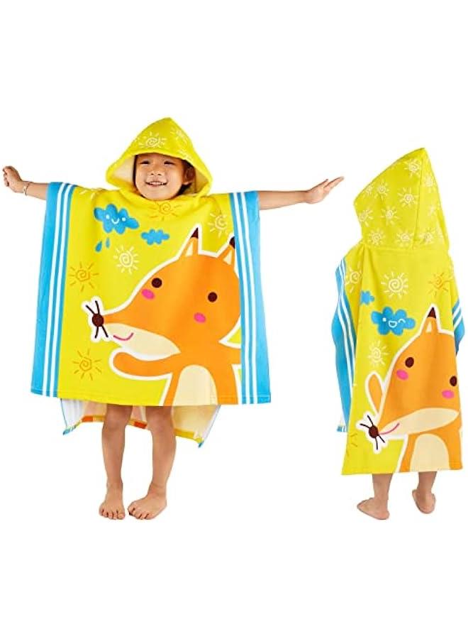 MOXO Soft and Absorbent Hooded Baby Towel for Babies and Toddlers  Uni Beach Poncho Towel for Kids - Image 1