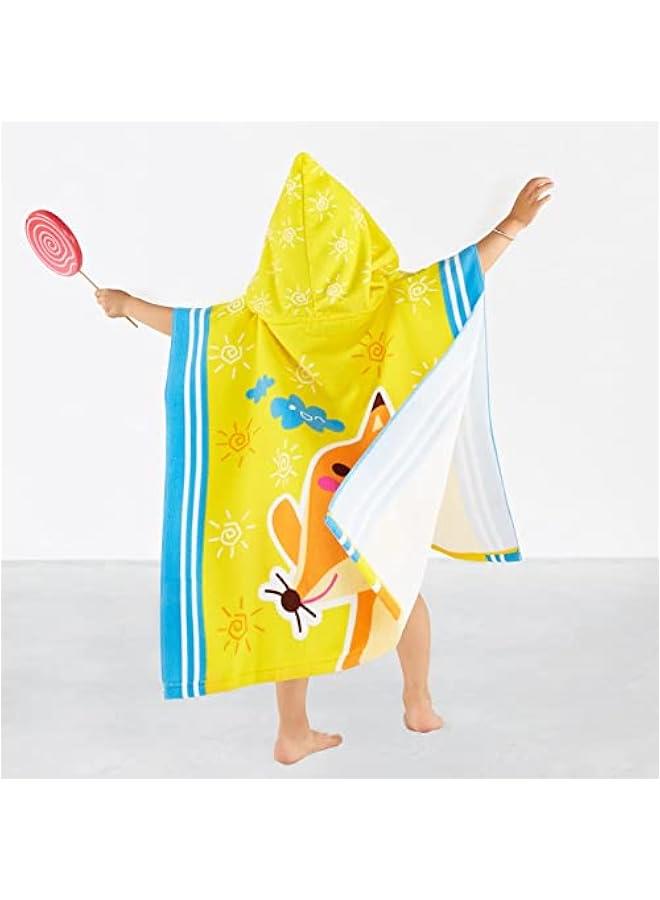 MOXO Soft and Absorbent Hooded Baby Towel for Babies and Toddlers  Uni Beach Poncho Towel for Kids - Image 2