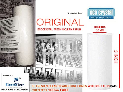 eco crystal Ecocrystal Fresh N Clean J Spun -5" Pack Of 6 - Image 3