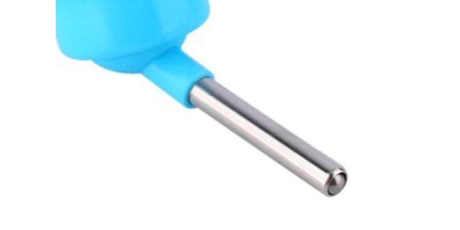 Sage Square 125 ml Leak Proof Water Bottle for Hamster/Dwarf/Gerbil/Mice/Guinea Pig/Ferret/Rabbit (Blue) - Image 2