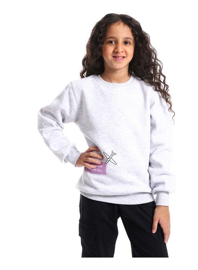 DIADORA Printed Girls Sweatshirt - Image 1