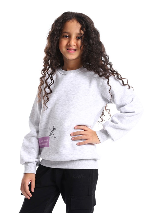 DIADORA Printed Girls Sweatshirt - Image 2
