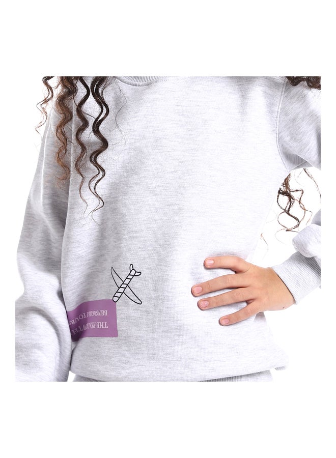 DIADORA Printed Girls Sweatshirt - Image 4
