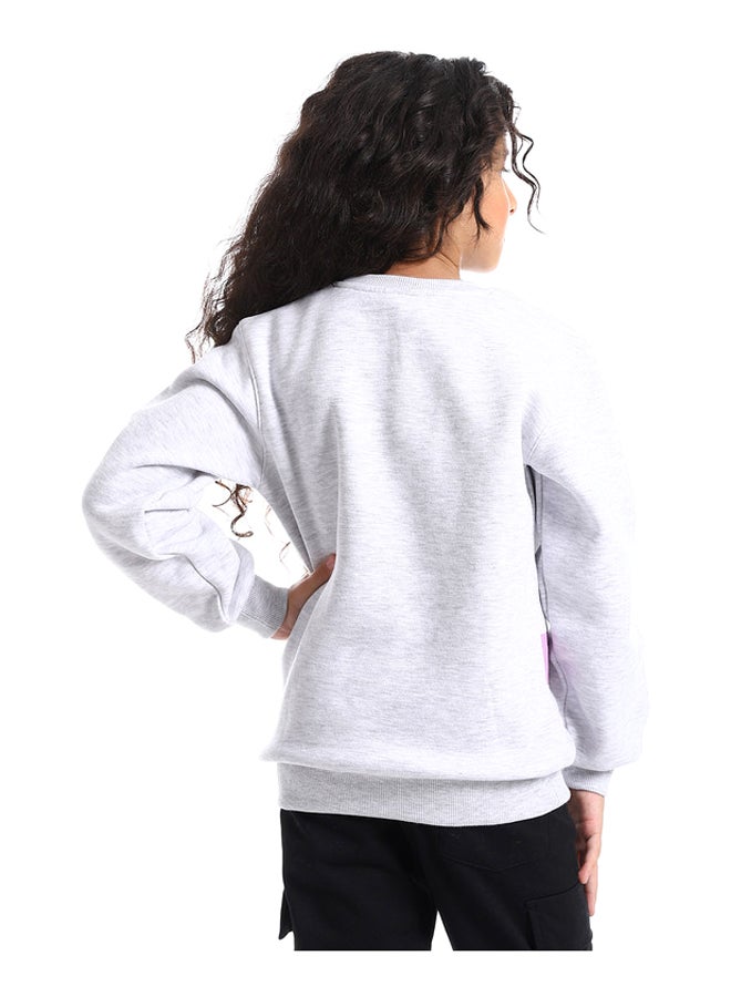 DIADORA Printed Girls Sweatshirt - Image 3