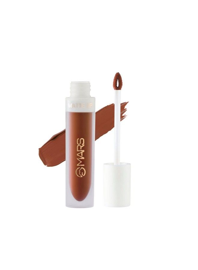 Mars Matte Liquid Lip Color ; Long Lasting ; Nontransfer Waterproof Lipstick For Women 4.5 Ml (05Chocolate Delight) - Image 2