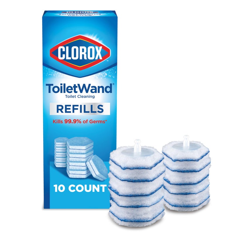 Clorox ToiletWand Toilet Cleaner Refills, Toilet brush, Original, 10 Count - Image 1