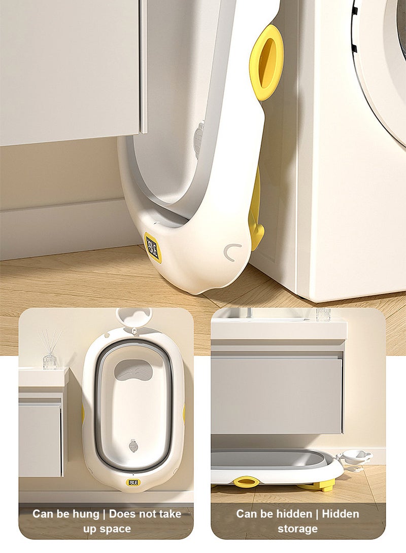 ما بيبي سحابة حوض استحمام الطفل للطي الطفل الجلوس والاسترخاء حوض استحمام الطفل حوض استحمام الطفل المنزلية لوازم الأطفال حديثي الولادة - Image 2