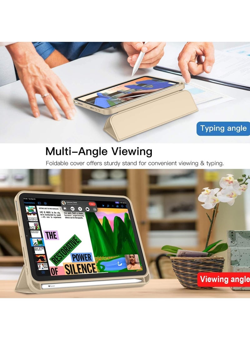 TIGER NEW Smart Case with Pencil Holder Compatible with iPad Mini 6, Trifold Stand Smart Case with Soft TPU Back, Auto Wake/Sleep, Dust Proof & Anti-Fingerprint, Heavy Duty Protection - Image 2