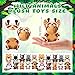 Jiytivity 63 Pcs Safari Jungle Party Favors Include 20 Foldable Paper Boxes 20 Forest Mini Stuffed Animals 20 Adoption Cards 1 Adoption Signs 2 Fence for Jungle Party Supplies Adopt a Jungle Animal Favors - Image 4