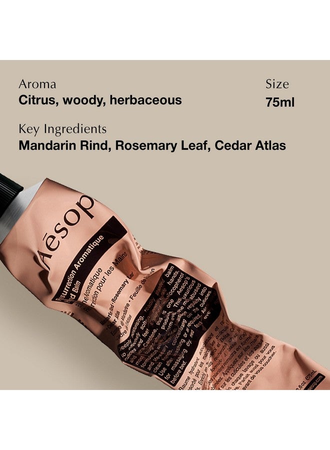 أيسوب بلسم اليدين "إيسوب ريسيركشن أروماتيك" | بلسم غني ومرطب لليدين والبشرة | مستخلصات نباتية عطرية ومرطبات للبشرة | 2.5 أونصة - Image 4