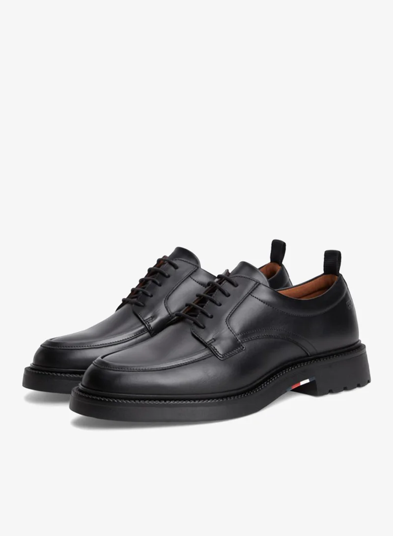 Tommy Hilfiger  Leather Debossed Flag Derby Shoes for Men | Best Price UAE