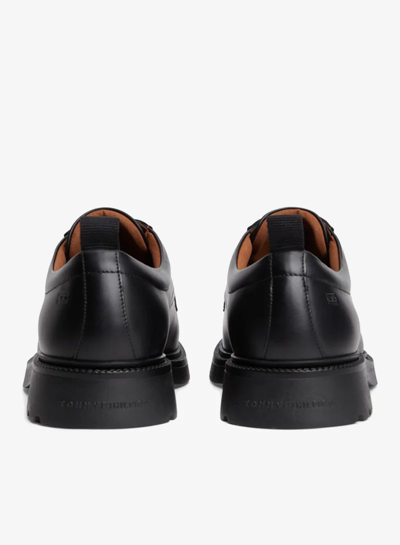 Tommy Hilfiger  Leather Debossed Flag Derby Shoes for Men | Best Price UAE