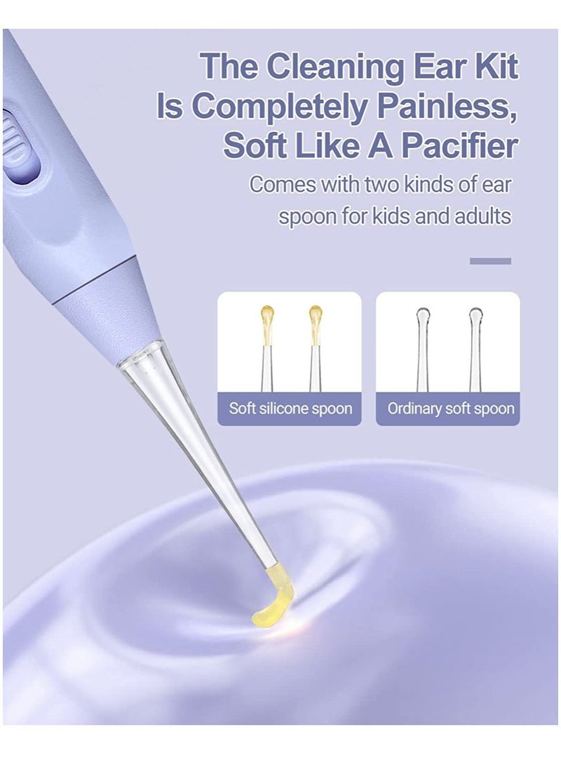 SYOSI Ear Wax Removal Tool with Light, Kids Remover Cleaning Cleaner Built-in Storage Space Upgraded Light  - Image 3