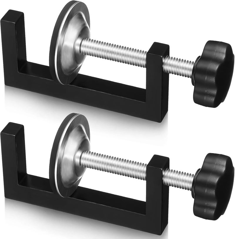 Hemobllo 2pcs Woodworking G Clamps Heavy Duty C-clamp Set with Wide Jaw for Cabinet Installation Patio Furniture and Drawer Assembly Tools - Image 1