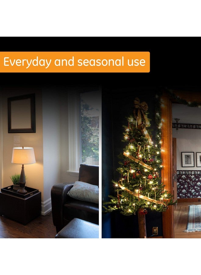 جي إي مجموعة من 3 قطع: مؤقت أساسي داخلي GE لمدة 24 ساعة، منفذ واحد مستقطب، قابس، دورة تشغيل/إيقاف يومية، فاصل زمني 30 دقيقة، للمصابيح والأجهزة الموسمية والمراوح المحمولة، 44801 - Image 3