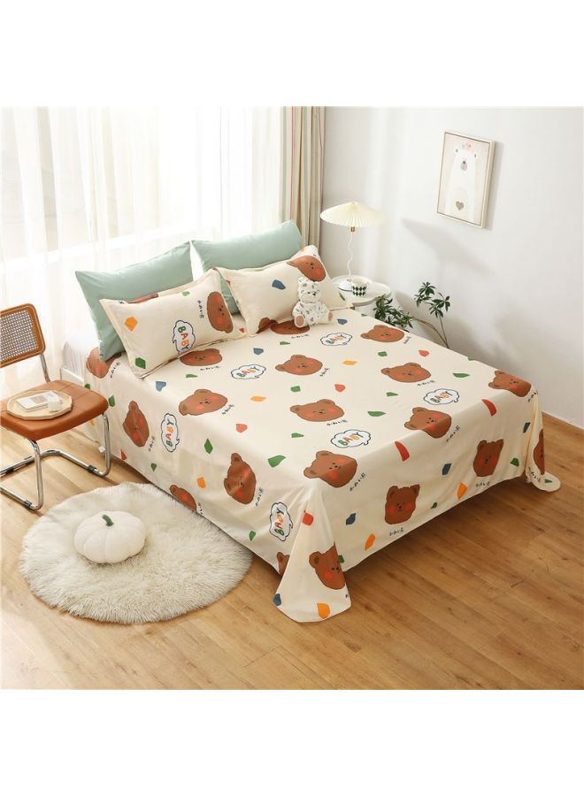 Bed Sheet Single Student Dormitory Single Double Bed Sanding Children's Cartoon Sheet Support A Generation Of Hair-Color:Baby-Specifications:[bed Sheets] 160x230cm - Image 1