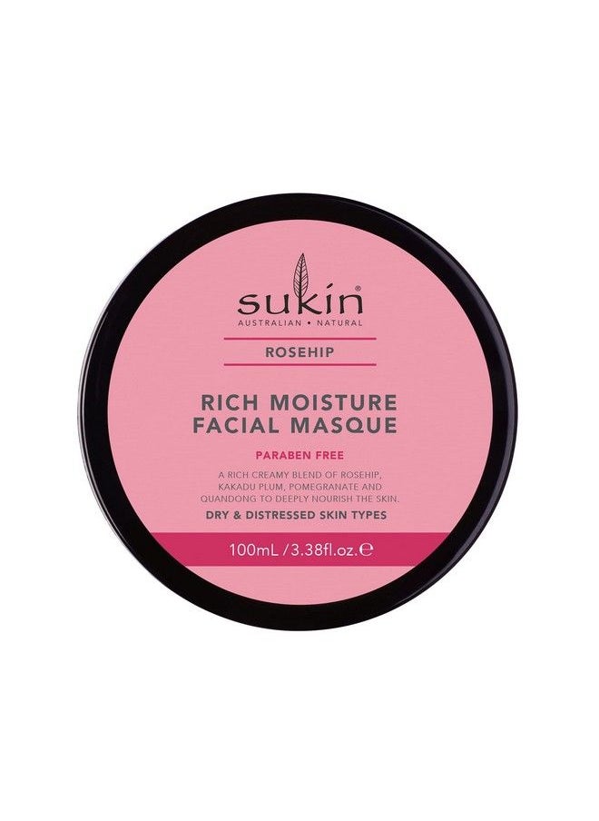 Sukin - Rosehip Rich Moisture Facial Mask 3.38 Ounces - Image 1