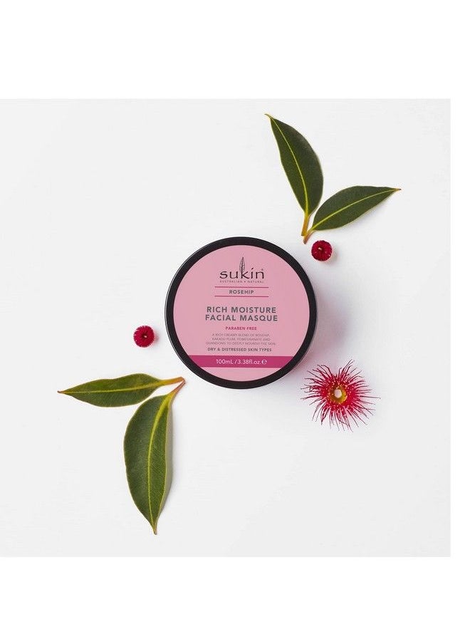 Sukin - Rosehip Rich Moisture Facial Mask 3.38 Ounces - Image 1
