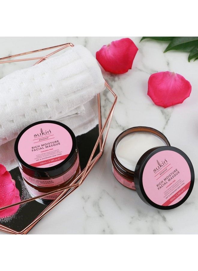 Sukin - Rosehip Rich Moisture Facial Mask 3.38 Ounces - Image 1