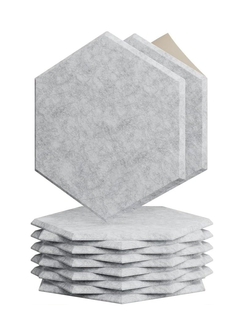 RATSAW - 12 Pack Acoustic Wall Panels with Self-Adhesive, 30X26X1CM High Density Sound Absorbing Panels, Wall Decor Foam Panels ,Felt board Decorative Notice Board, Sound Proof Absorbing Tiles for Home and Offices - Image 1