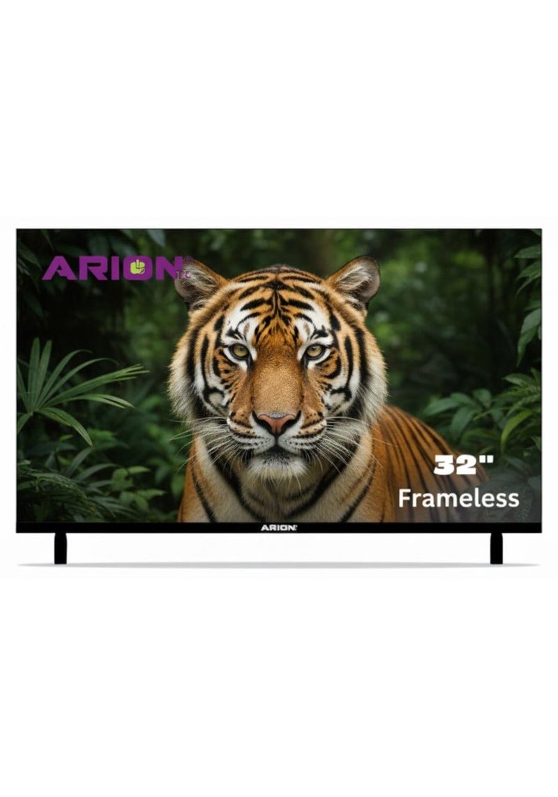 Arion 32-Inch Frameless HD LED TV | 100,000:1 Contrast, Wide Viewing Angle, & Stereo Sound | AR-32RA 310F - Image 1