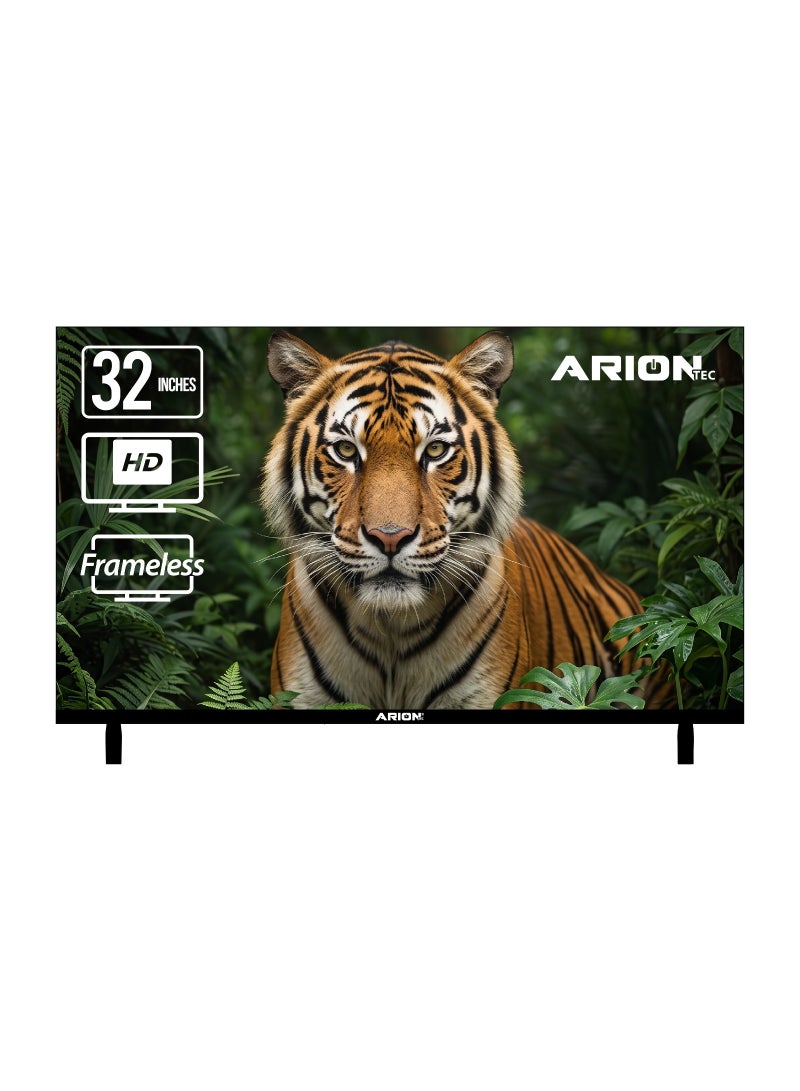 Arion 32-Inch Frameless HD LED TV | 100,000:1 Contrast, Wide Viewing Angle, & Stereo Sound | AR-32RA 310F - Image 1