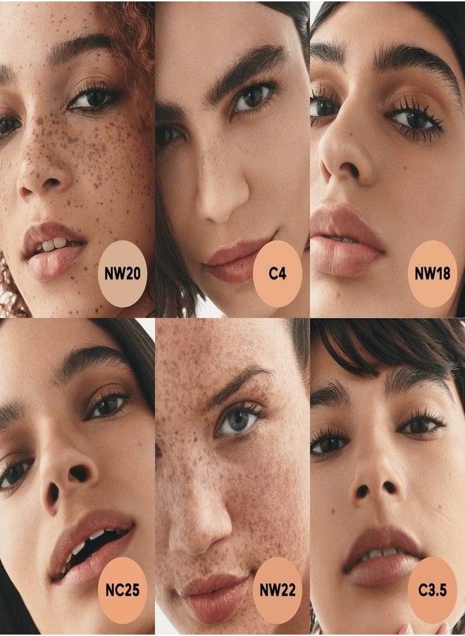 MAC Cosmetics - MAC Studio Fix Fluid SPF 15 Foundation NW43 – 24HR Long-Wear, Matte Finish, Oil Control, Medium-to-Full Coverage - Image 1
