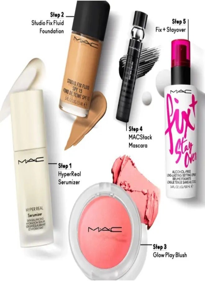 MAC Cosmetics - MAC Studio Fix Fluid SPF 15 Foundation NW43 – 24HR Long-Wear, Matte Finish, Oil Control, Medium-to-Full Coverage - Image 1