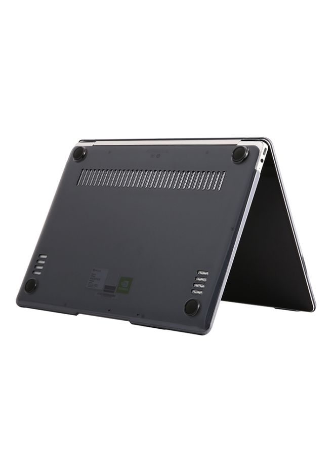 BURAQ For Huawei MateBook 13 inch 2020 Dragon Version Shockproof Crystal Laptop Protective Case (Black) - Image 3