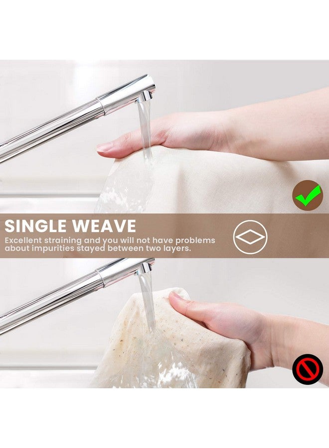 S.CENG Cheese Cloths for Straining, Grade 100, 15 x 15inch 10 Pack, Hemmed Cheesecloth for Cooking, 100% Combed Unbleached Cotton Cheese Cloth - Image 3