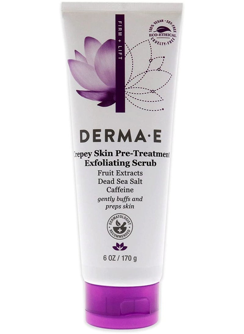 DERMA E Crepey Skin Pre-Treatment Exfoliating Scrub Unisex Scrub 6 oz - pzsku/ZA8F84E01EF835197D73AZ/45/_/1659990105/afc7d7d1-c0ee-4cb0-9a3e-c8f6601d25be