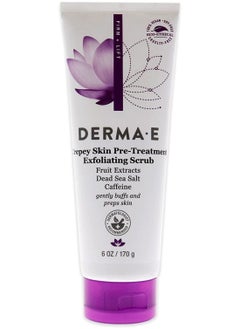 Derma DERMA E Crepey Skin Pre-Treatment Exfoliating Scrub Unisex Scrub 6 oz  - Image 1