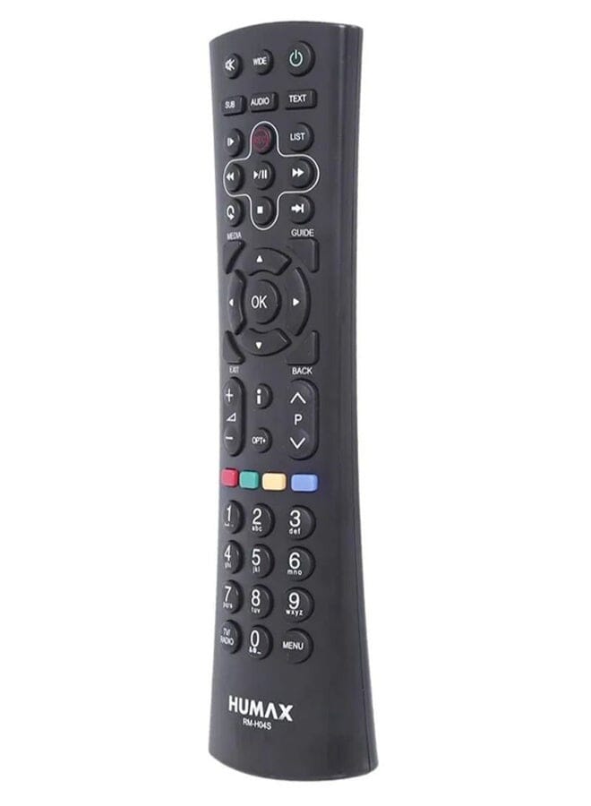 Zaboon Remote Control For Humax Receivers H04S Black - Image 2