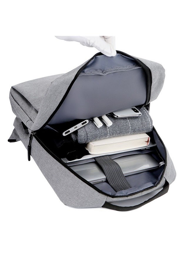 yongsheng Multifunctional Bag，Ultimate Travel Laptop Backpack for Women Carry On Backpack , Work Backpack for Commuters,Business Trips,College Students (Light gray)  - Image 2