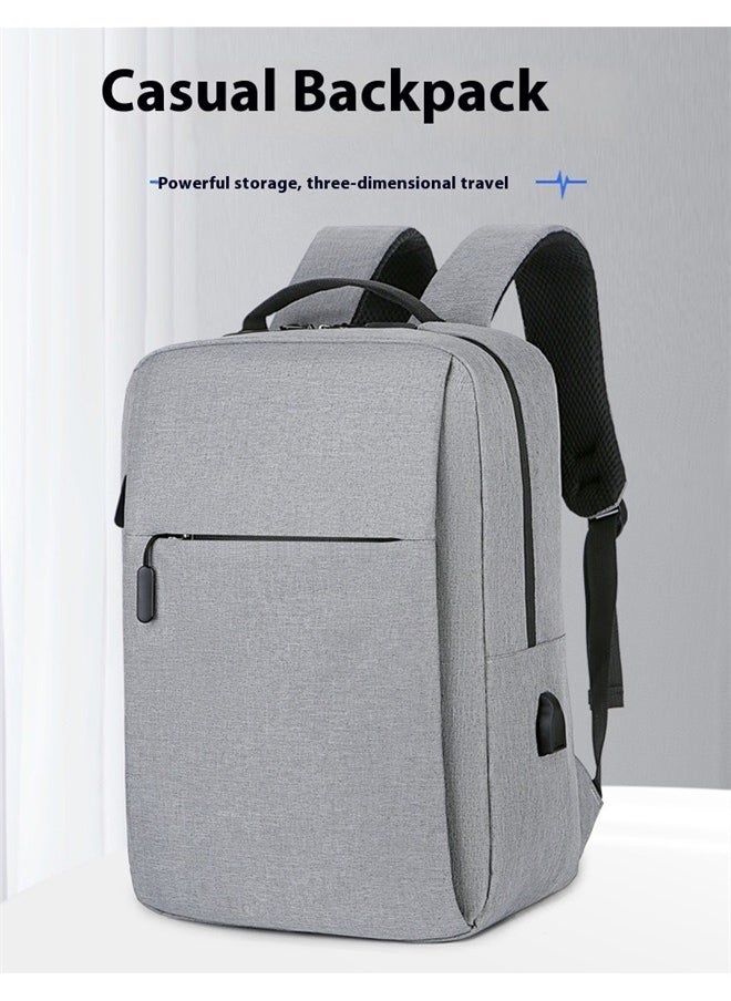 yongsheng Multifunctional Bag，Ultimate Travel Laptop Backpack for Women Carry On Backpack , Work Backpack for Commuters,Business Trips,College Students (Light gray)  - Image 3