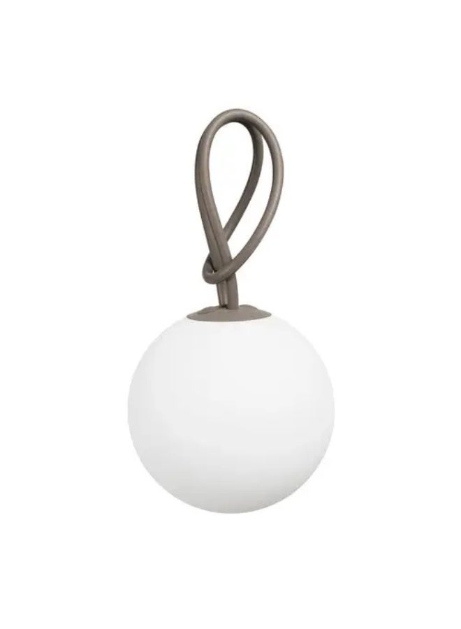 Fatboy Bolleke, Hanging Lamp for Indoor and Outdoor, Wireless Pendant Lamp, USB Rechargeable, Long Battery Life, 3 Different Brightness Levels (Taupe) - Image 1
