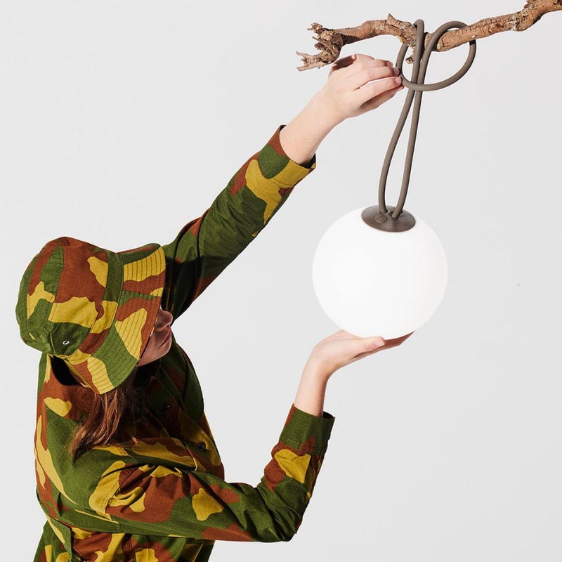 Fatboy Bolleke, Hanging Lamp for Indoor and Outdoor, Wireless Pendant Lamp, USB Rechargeable, Long Battery Life, 3 Different Brightness Levels (Taupe) - Image 3