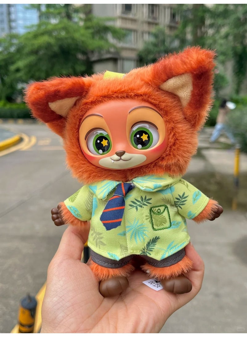 Halamodo صندوق عينات زوتوبيا للعباطة الناعمة، صندوق للعباطة الناعمة بأشكال شخصية متحركة، اكتشف المفاجأة الغامضة، لعبة جمعية، زينة، هدايا عيد الميلاد للفتيات والبنات، 18 سم - Image 1